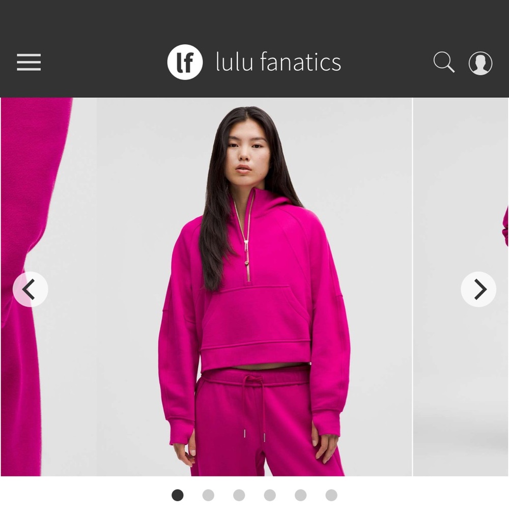 LULULEMON SCUBA HALF ZIP NWT - Picture 4 of 10